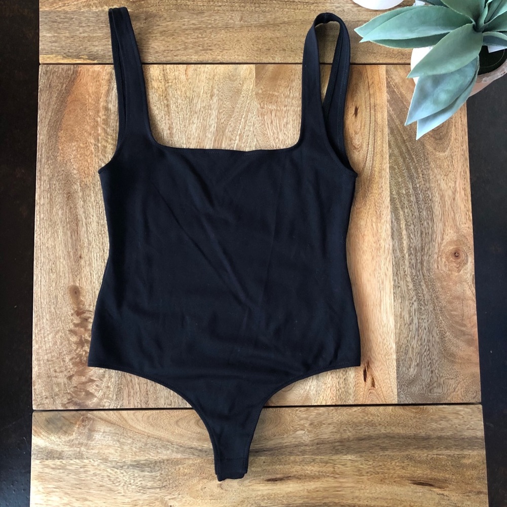 Free People Bodysuit with Straight Neckline